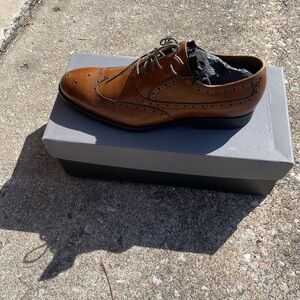 Johnston & Murphy Tan Oxford Shoes